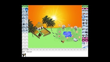 Nature Drawing|Beautiful Scenery Drawing with TuxPaint | Simple tux paint Projects