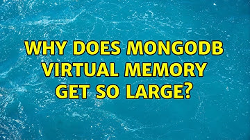 Why does mongodb virtual memory get so large?