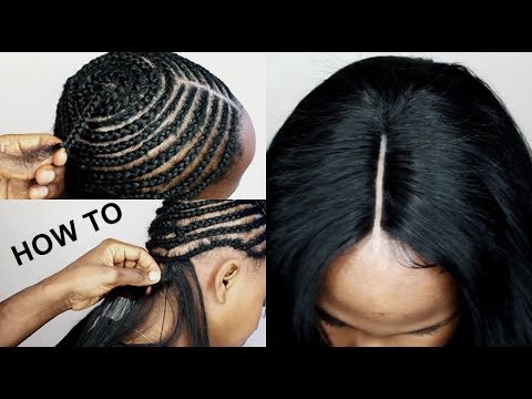 HOW TO DO: Full Sew In WEAVE No Leave Out Tutorial Video 