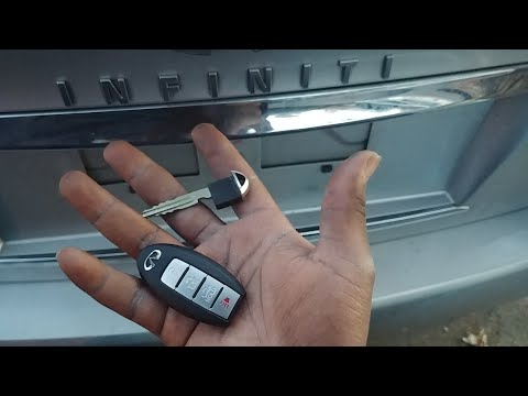 Open DoorTrunk With Dead Battery. Infiniti M