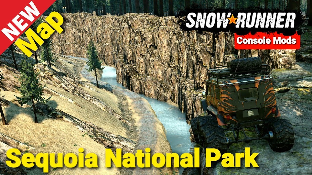 New Map Sequoia National Park In Snowrunner Update xbox one