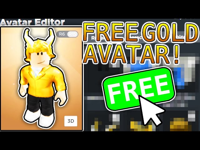 X 上的GoldenNinja50：「THIS IS YOUR NEW ROBLOX AVATAR😳.. CLICK TO SEE   / X