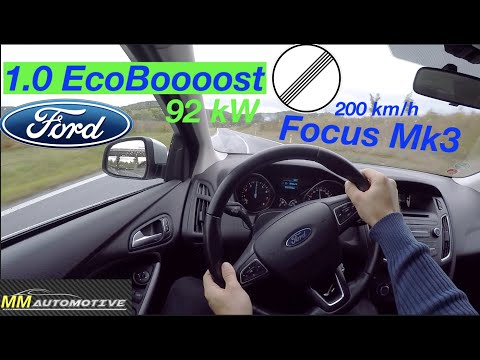 2016 Ford Focus 1.0 EcoBoost POV Test Drive + Acceleration 0 - 200 km/h