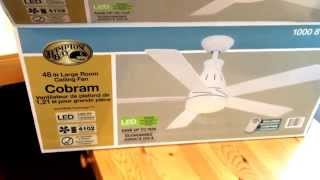 Ceiling Fan Review Hampton Bay Cobram 48" Direction Switch Remote