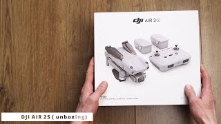 Dji AIR 2S fly more combo UNBOXING