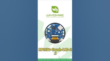 RP2350-Touch-LCD-2.1,High-Performance RP2350 Chip,ARM & RISC-V Coexistence,2.1" 480×480 IPS Touch