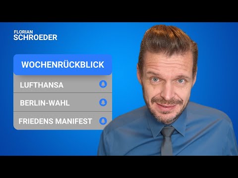 WEG DAMIT! Lufthansa, Berlin-Wahl & Manifest für Frieden - Der satirische Wochenrückblick