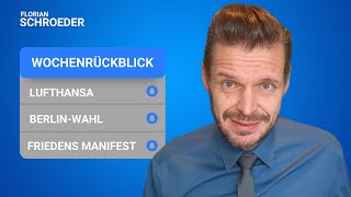 Florian Schroeder – WEG DAMIT! Lufthansa, Berlin-Wahl & Manifest für Frieden | Der satirische Wochenrückblick #2
