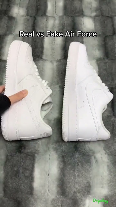 Nike Air Force 1 ' white ' REAL VS FAKE #shorts