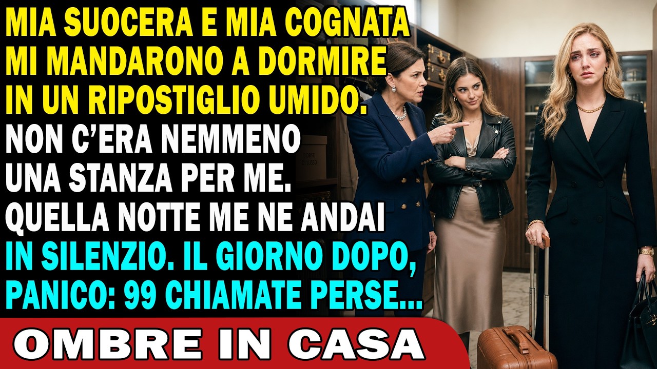 Mia suocera possedeva una villa da tre milioni di euro, ma per me c'era solo uno sgabuzzino puzzolente accanto al bagno di servizio. "Se non ti piace, tornatene a casa dei tuoi genitori," mi...