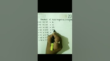 product of two negative integers|#👨‍🎓🔢 #math#shorts