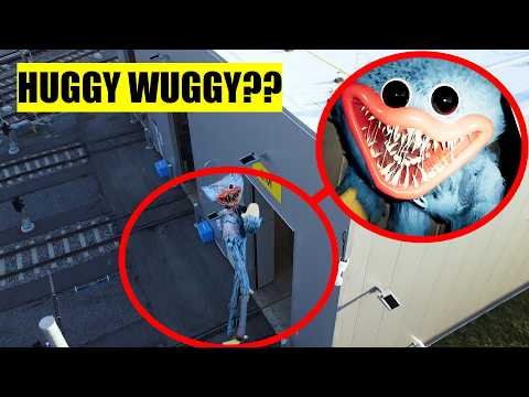CATCHING ALL POPPY PLAYTIME CHARACTERS OUTSIDE FACTORY ON A DRONE!