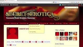 Secret Erotica  How To Use The Community  Free Erotic Stories