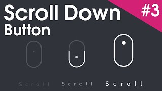 Scroll Down Button Animation | Pure HTML/CSS | #3