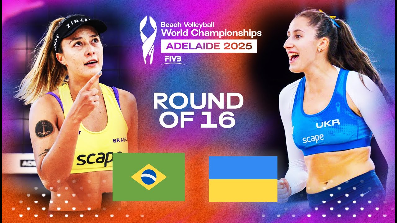 Thamela/Victoria vs. Lazarenko/Romaniuk - Beach World Championships 2025 | Highlights | Round of 16