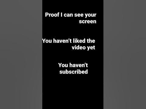 I can see your screen - YouTube