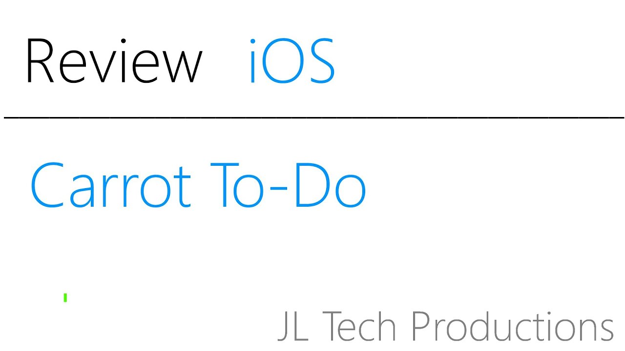 [TECH] Carrot To-Do App Review for iOS!