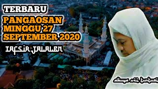 Abuya uci terbaru | Pangaosan Minggu 27 September 2020 Tafsir Jalalen