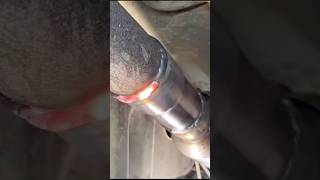 Angle Welding Exhaust Without Removing It | DIY Car Hack