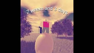 7 weeks and 3 days but 2009 roblox