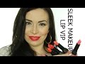 Sleek - NEW LIP VIP Semi-matte Lipstick - test + WYNIKI