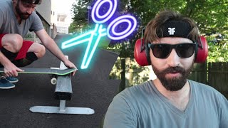 Cutting down an Element Skateboard rail
