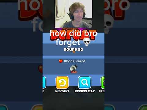 we lost 3 times btw 😭✌️ #live #twitch #funny #btd6 #fail
