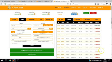 500% Profit - Bitcoin Dice Game at Casinolize - New Method to make big profit