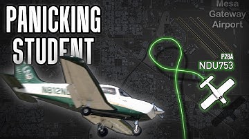 Student Pilot starts Panicking in Busy Airspace. Real ATC Audio