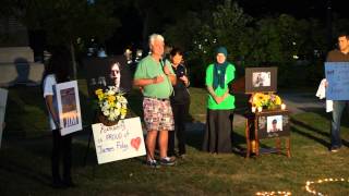 John and Diane Foley - Freedom Vigil for Jim Foley