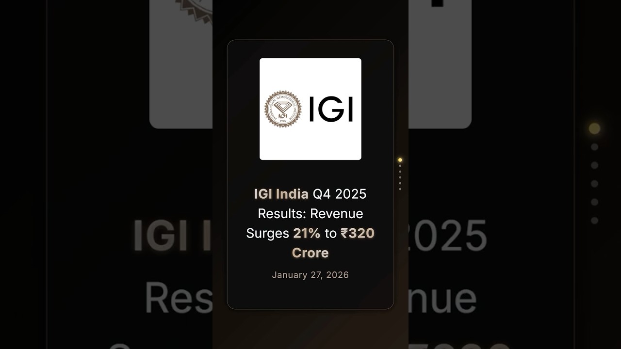Результаты IGI India за 4 квартал 2025 года: выручка выросла на 21% до 320 крор рупий 