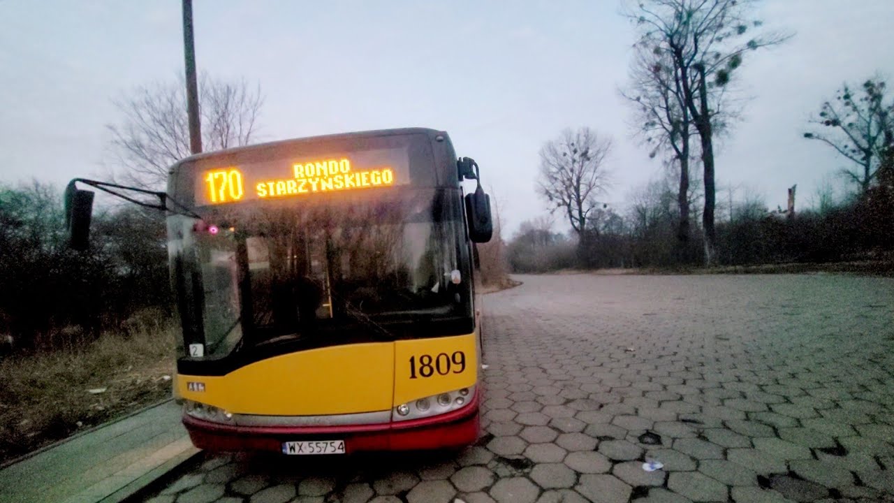 Linia 170 Rondo Starzyńskiego. Kiedyś strach było tam jeździć. Szmulowizna/Praga-Północ.