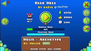 Geometry Dash: Blue Hell (Easy Demon)