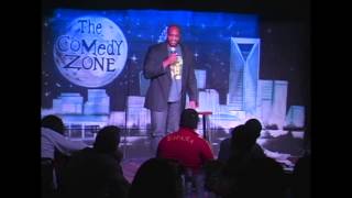 Michael Robinson on 5-13-13 at Graduation Showcase Night for The Comedy Zone Comedy School