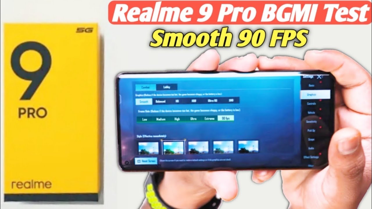 Realme 9 Pro BGMI / PUBG Test - Graphics | Realme 9 Pro Unboxing