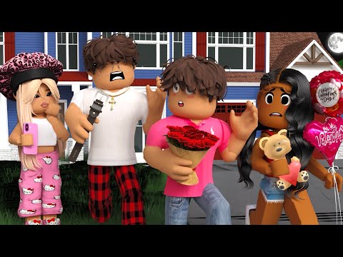💔I GOT CAUGHT SNEAKING OUT WITH MY CRUSH!? *GHETTO!?* || Voice Roblox Bloxburg Roleplay