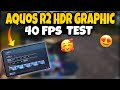 Aquos R2 MAX Graphics Test On LIVIK 😱😍 | FaheemYT |PUBG MOBILE