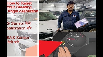 How to Reset a Steering Angle Sensor calibration. G Sensor calibration #kia #automobile#sensor