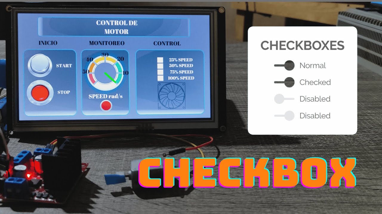 Herramienta CheckBox Nextion y Arduino Clase 45 - YouTube