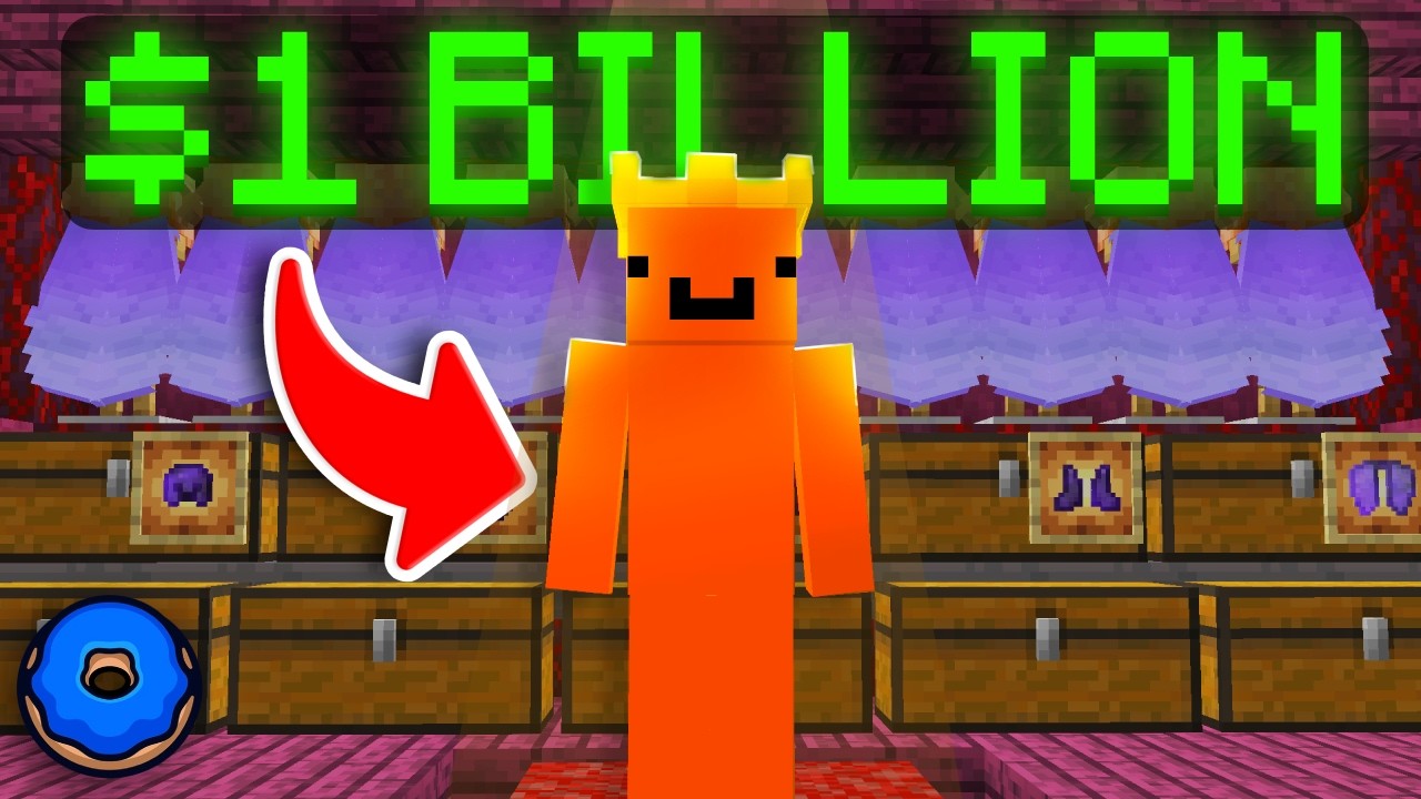 $1 Vs $1 Billion Base On Donut SMP!