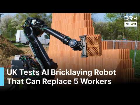 FULL STORY: UK Tests AI Bricklaying Robot That Can Replace Five Workers on Construction Sites | AI1B