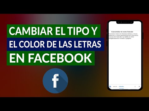 Cómo Puedo Cambiar el tipo y Color de las Letras en Facebook Fácil y Rápido