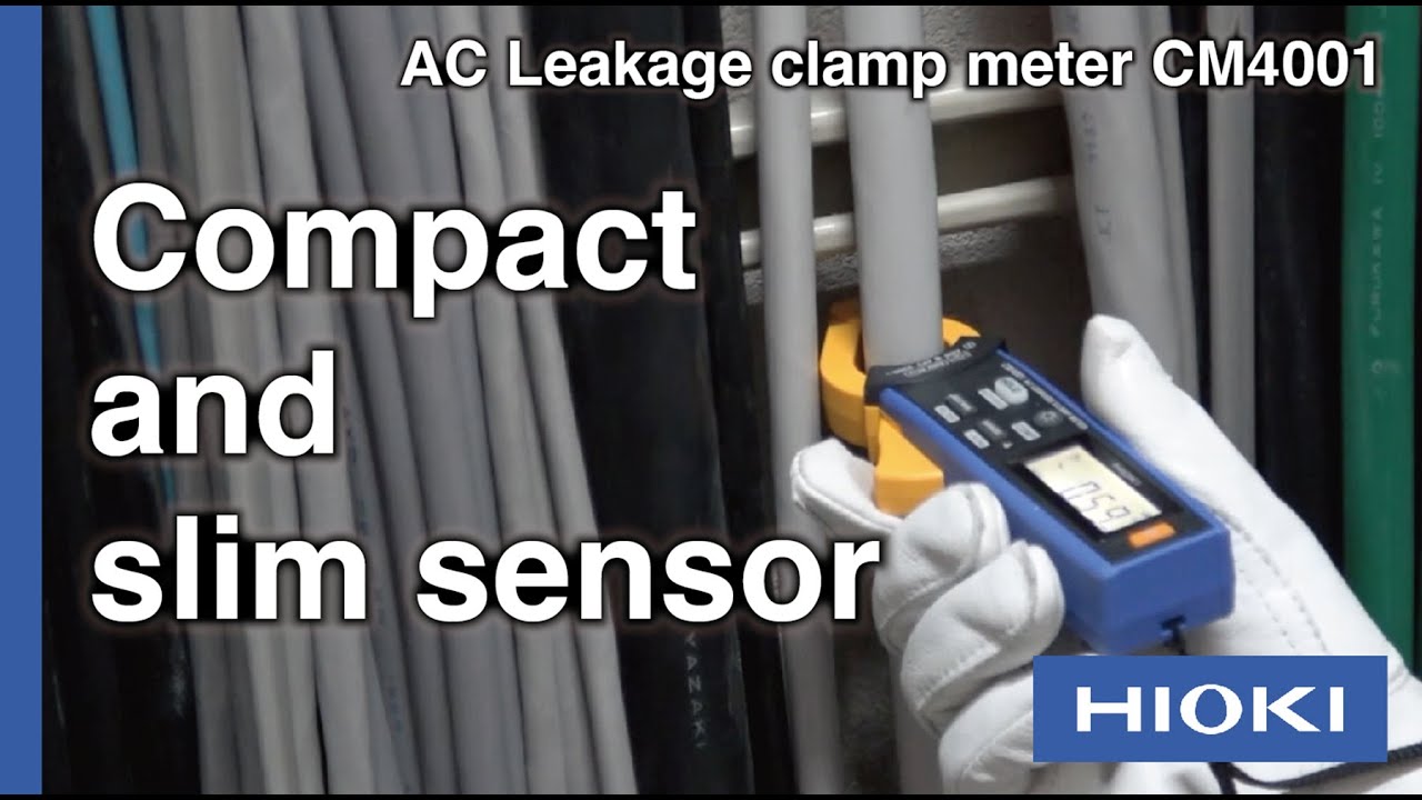Effortless Leakage Current Checks: Fast with jaws designed for tight spaces | Leakage Clamp Meter