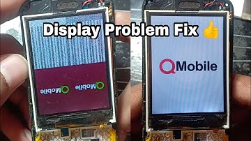 All China Mobile Display White Problem Solution - Qmobile Display Problem