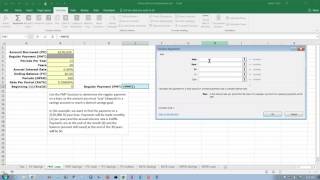 Excel 2016: The Payment (PMT) Function -- Loan
