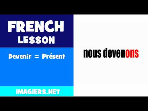 FRENCH LESSON #88 = Devenir = Présent