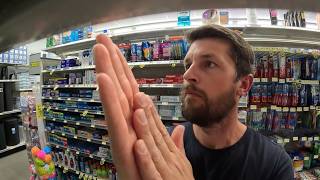 Public ASMR | Hand Sounds at Dollar General
