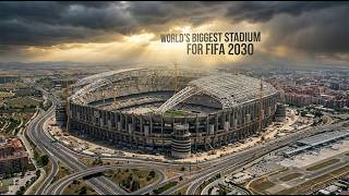 How Engineers Are Building the World's Largest 250,000-Seat Football Stadium for FIFA 2030