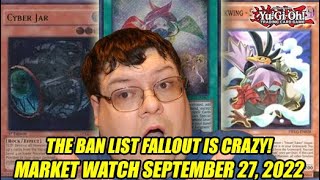 The Ban List Fallout Is CRAZY! Yu-Gi-Oh! Market Watch September 27, 2022
