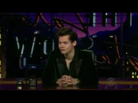 Harry Styles Parts On The Late Late Show